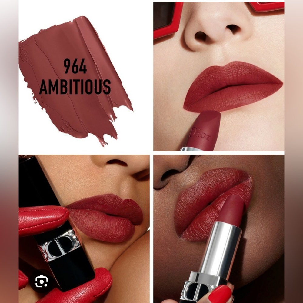 Rouge Dior Couleur Couture long wear lipstick refillable 964 Ambitious (Matte)